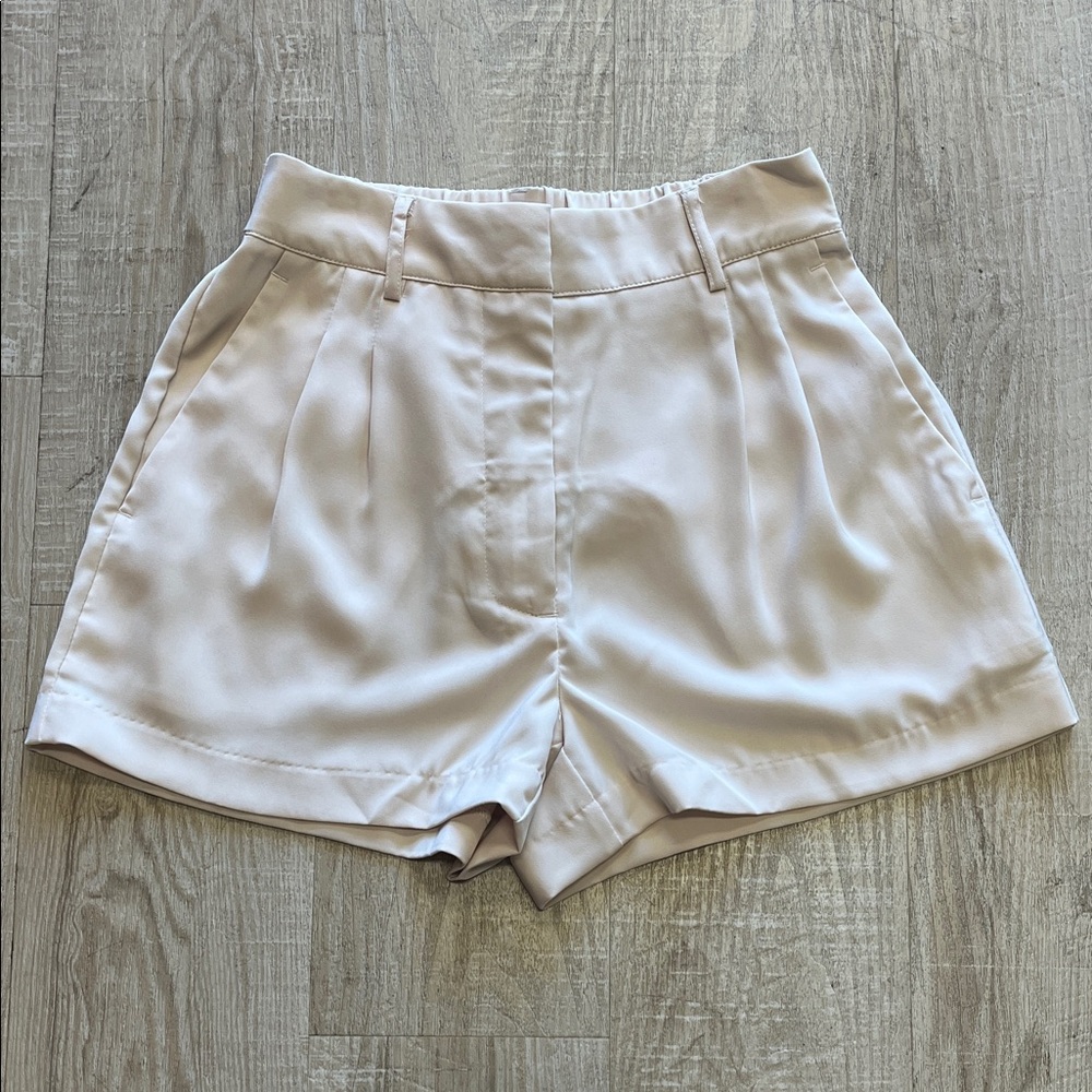Z Supply Women's High Waist Shorts in Cream